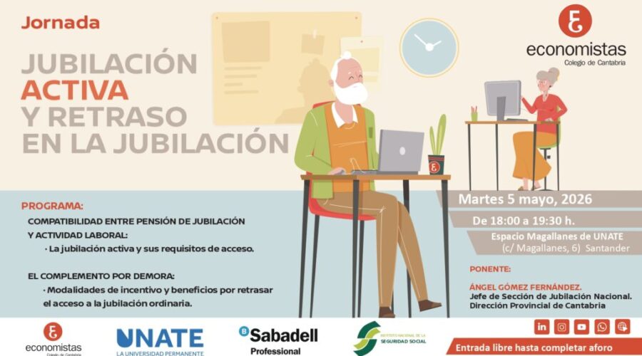 Sesión informativa sobre jubilación activa en Espacio Magallanes