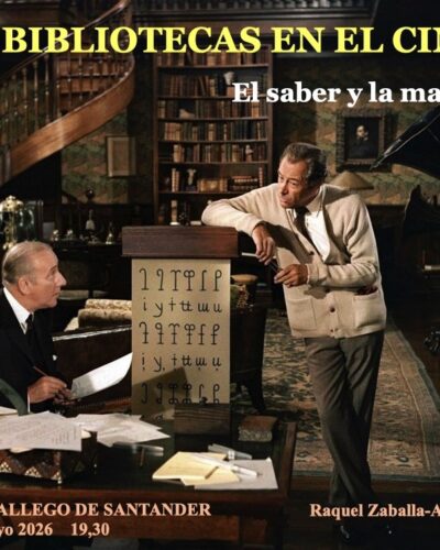 Las bibliotecas en el cine, charla en Centro Gallego