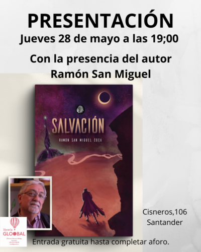 Presentación de la novela Salvación en Librería Gloobal