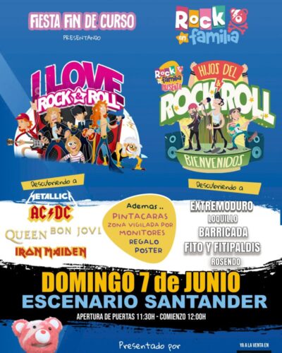 Rock en Familia: Festival Fin de Curso en Escenario Santander