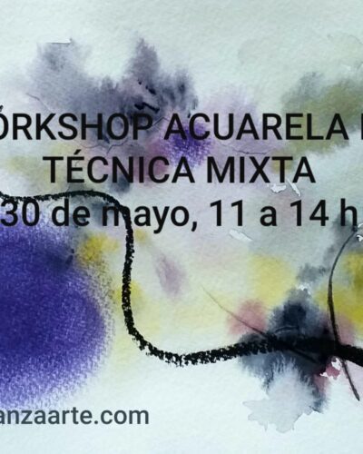 Workshop de acuarela en técnica mixta en Santander