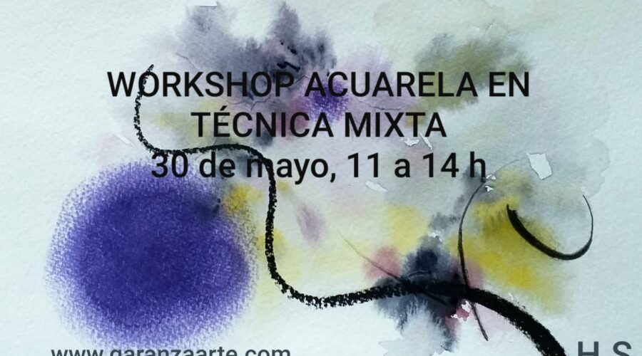 Workshop de acuarela en técnica mixta en Santander