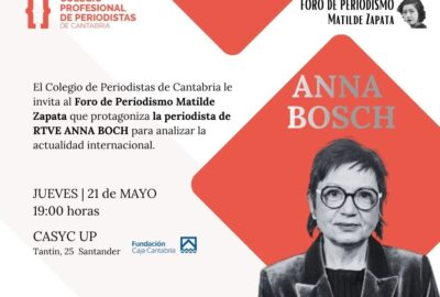 Encuentro con Anna Bosch en el Foro de Periodismo Matilde Zapata