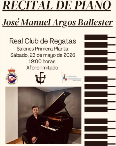 Concierto de José Manuel Argos en el Real Club de Regatas de Santander