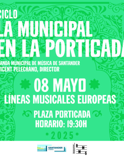 Concierto Banda Municipal Santander: Líneas Musicales Europeas