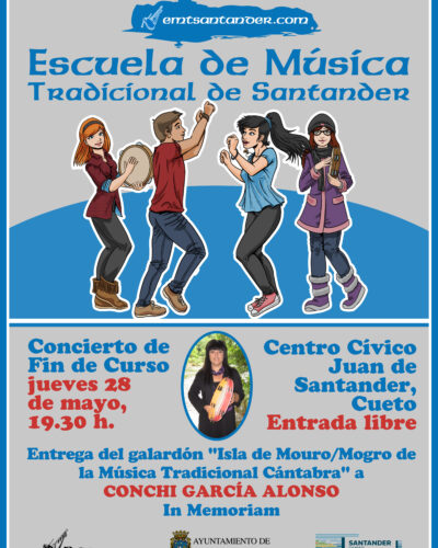 Concierto fin de curso Escuela Música Tradicional Santander