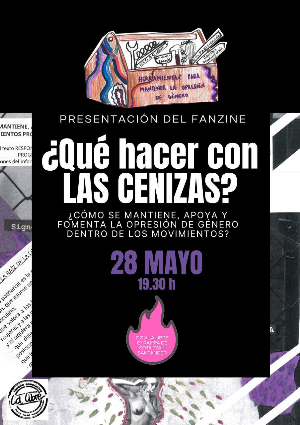 Presentación del fanzine ¿Qué hacer con las cenizas? en Santander
