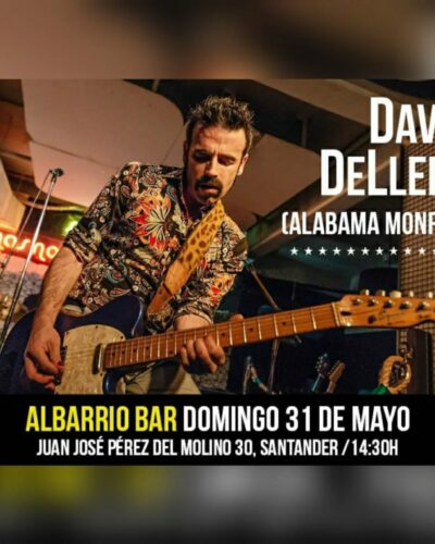Concierto de David DeLlera en Albarrio Bar el 31 de mayo