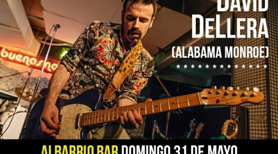 Concierto de David DeLlera en Albarrio Bar el 31 de mayo
