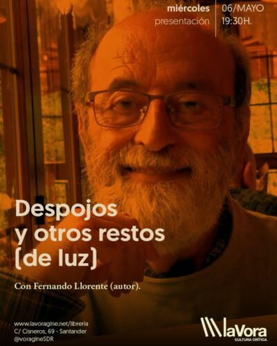 Fernando Llorente presenta ‘Despojos y otros restos’ en Santander
