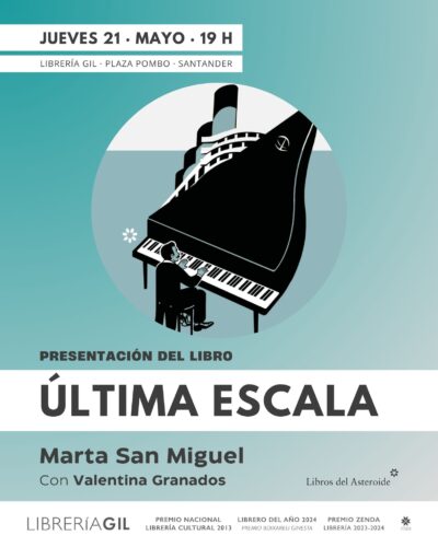 Presentación de ‘Última escala’ de Marta San Miguel en Santander
