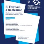 El Festival a tu alcance: Charlas de Música con Fernando Palacios