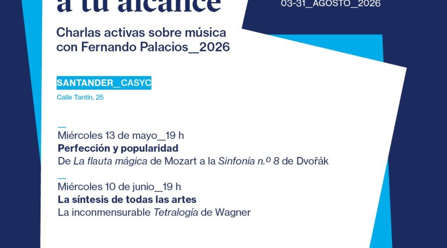 El Festival a tu alcance: Charlas de Música con Fernando Palacios