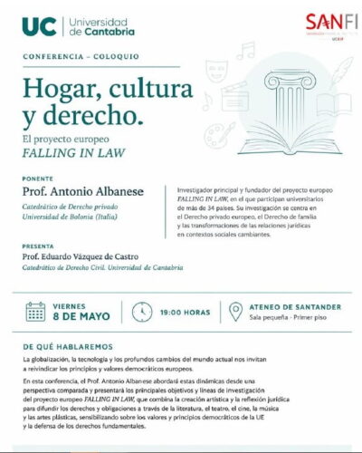 Conferencia Hogar, cultura y derecho en Santander