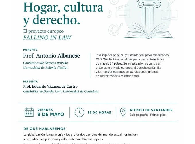 Conferencia Hogar, cultura y derecho en Santander