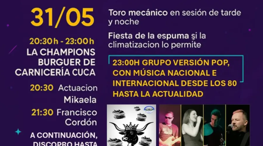 Fiesta de los 80, 90 y 2000 en La Población de Yuso