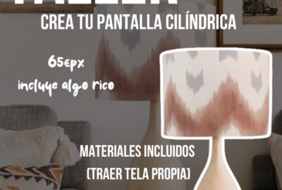 Taller Crea tu pantalla cilíndrica en Azul Tuareg Santander
