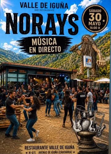 NORAYS en directo en Bar Restaurante Valle de Iguña
