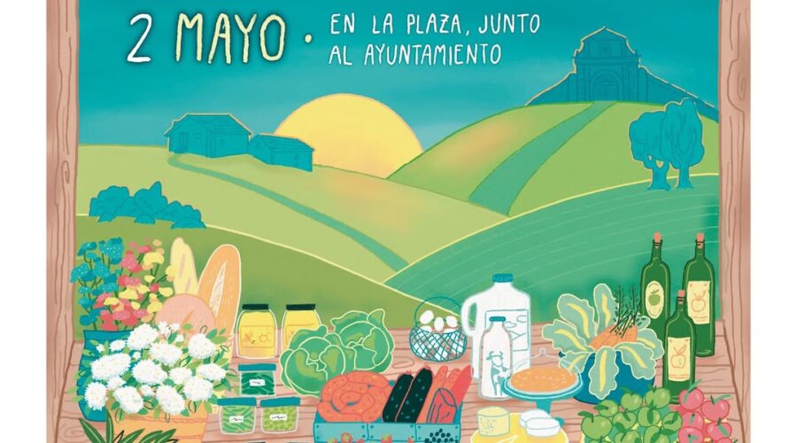 Mercado Agroalimentario de Primavera en Plaza junto al Ayuntamiento, Villaescusa