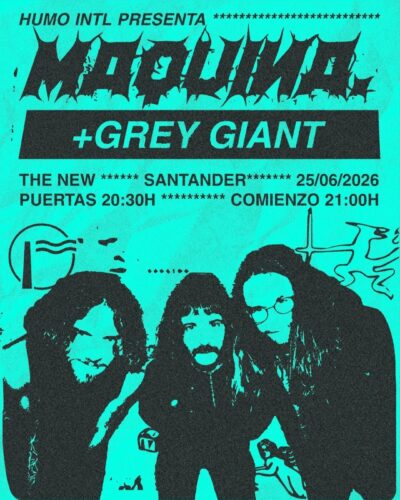 Concierto de MAQUINA y GREY GIANT en The New