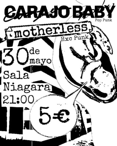 Concierto de Motherless y Carajo Baby en Sala Niagara