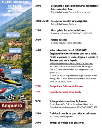 LXX Descenso Internacional del Río Asón en Ampuero