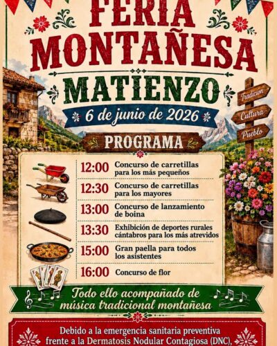 Feria Montañesa de Matienzo en El Pontón, Matienzo 2026