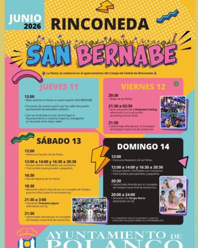 Fiestas de San Bernabé 2026 en Polanco, Rinconeda
