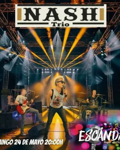 Concierto de Nash Trio en Escándalo, Santander