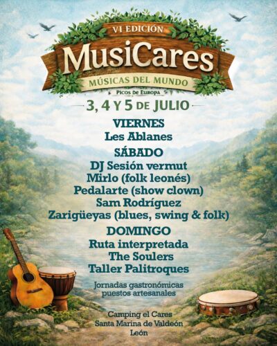 Festival MusiCares 2026 en Camping El Cares, León