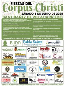 Fiestas del Corpus Christi 2026 en Santibáñez de Villacarriedo