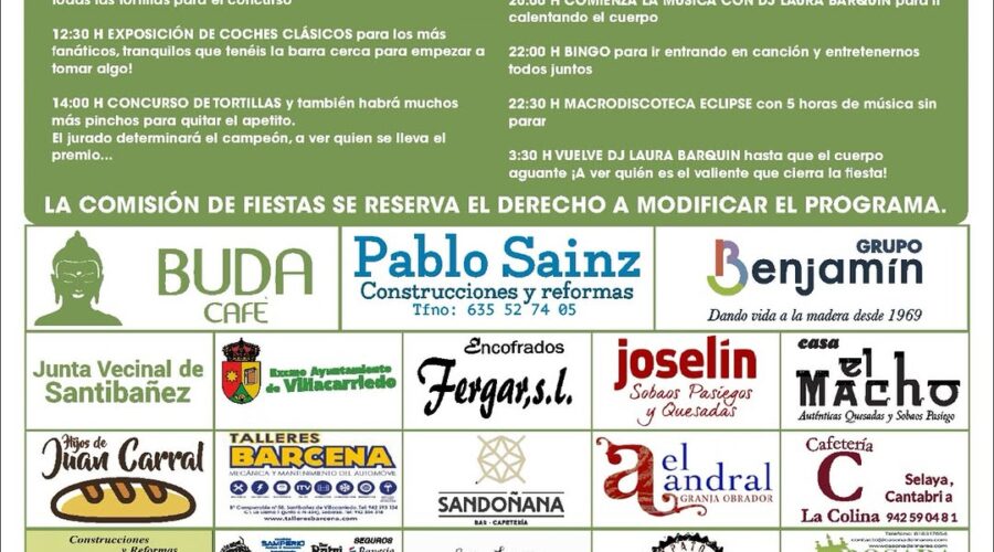 Fiestas del Corpus Christi 2026 en Santibáñez de Villacarriedo