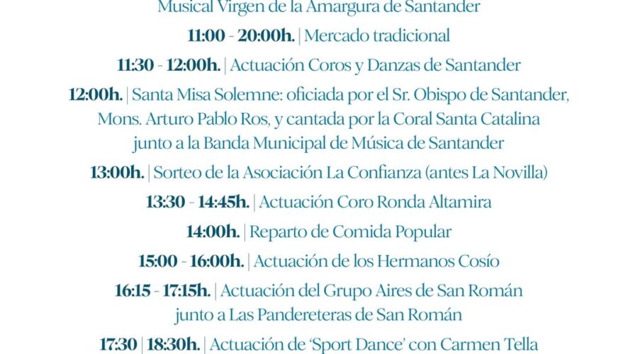 Fiestas de la Virgen del Mar en Santander 2026
