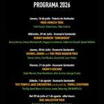VII Festival de Jazz Santander 2026 en Escenario Santander