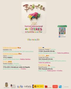 XIX Festival Internacional de Títeres Bisontere en Santillana del Mar 2026
