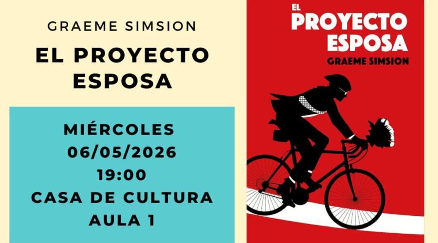 Club de Lectura El proyecto esposa en Casa de Cultura Laredo 2026