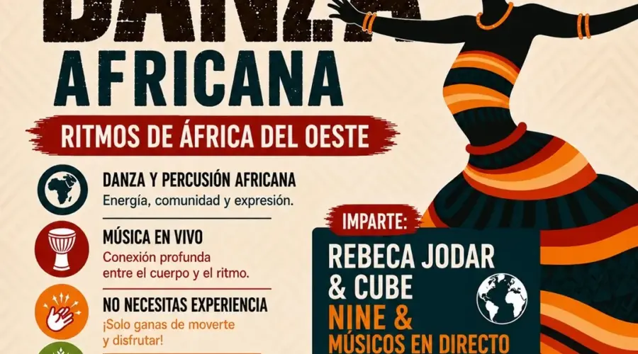 Taller de Danza Africana en La Fábrica de Creación
