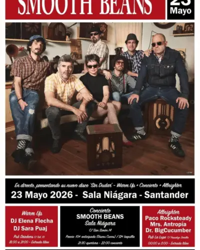 Smooth Beans en directo en Sala Niágara, Santander