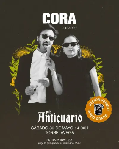 CORA en directo en Pub Anticuario, Torrelavega