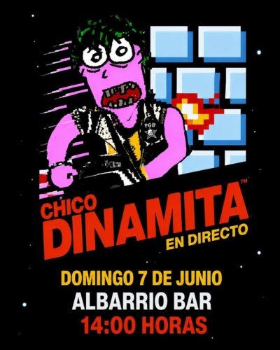 Chico Dinamita en directo en Albarrio Bar
