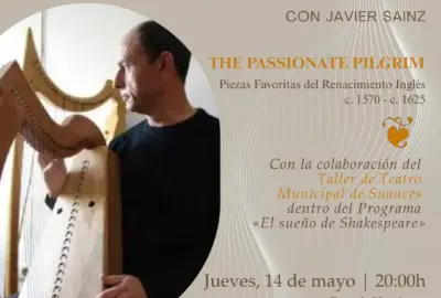 Concierto de arpa renacentista con Javier Sáinz en Suances