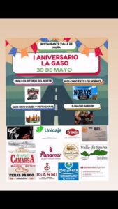 I Aniversario La Gaso en Restaurante La Gaso, Arenas de Iguña