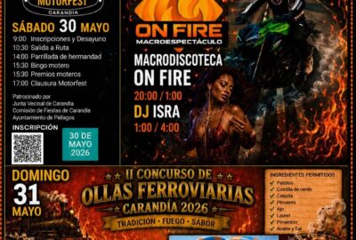 II Concentración Motorfest y Ollas Ferroviarias en Carandía 2026
