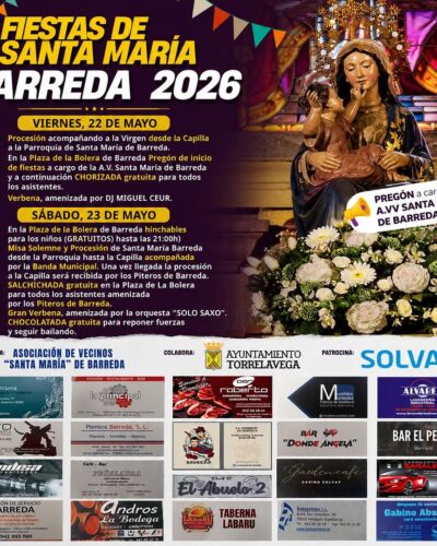 Fiestas de Santa María Barreda 2026 en Torrelavega