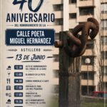 40 Aniversario Calle Poeta Miguel Hernández en Astillero