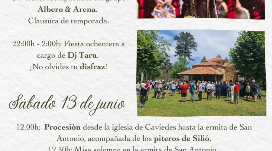San Antonio 2026 en Caviedes: Festival, Romería y Verbena
