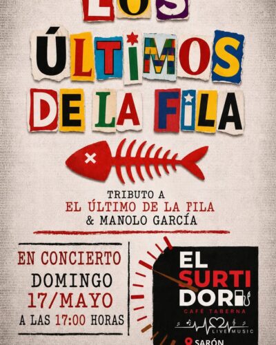 Los Últimos de la Fila Tributo en El Surtidor Café Taberna