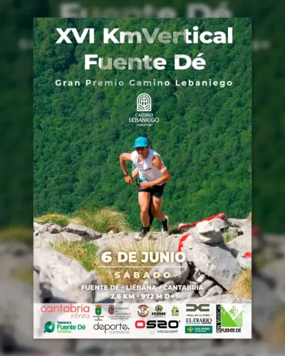 XVI KmVertical Fuente Dé en Circo Glaciar, Liébana