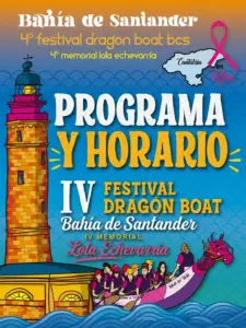 ¡Ya están aquí los horarios del IV Festival Dragon Boat Bahía de Santander! 🚣‍♀️🌊
