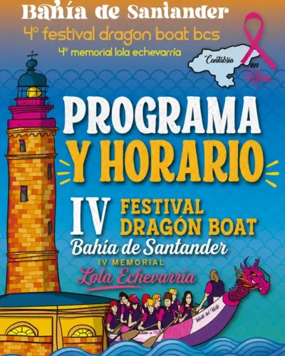 ¡Ya están aquí los horarios del IV Festival Dragon Boat Bahía de Santander! 🚣‍♀️🌊